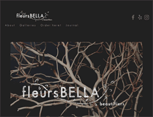 Tablet Screenshot of fleursbella.com